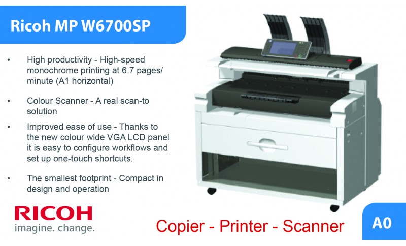 Featured image of post Ricoh Mp W6700Sp : Paper width 210 to 914.4 mm.